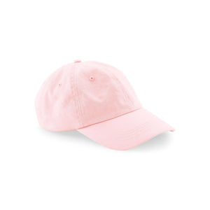 Cappellino Organic Cotton 6 Panel rosa - personalizzabile con logo