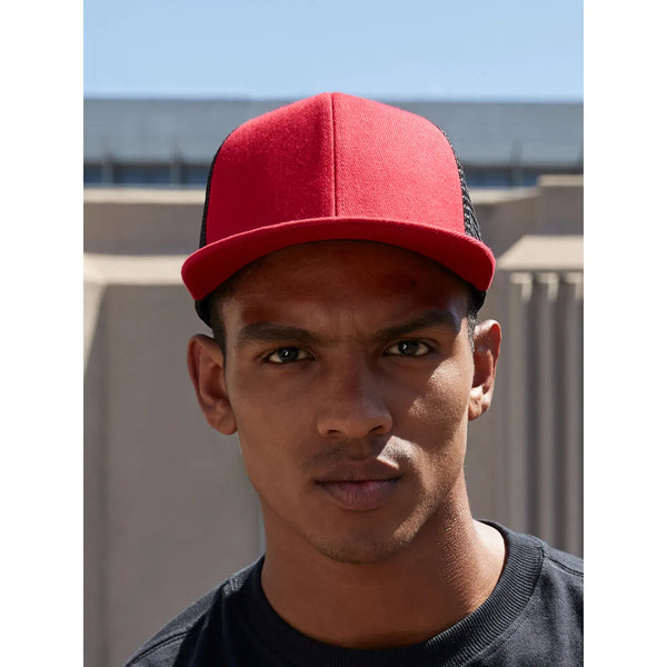 Cappellino Original Flat Peak 6 Pan. Trucker - personalizzabile con logo
