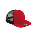 Cappellino Original Flat Peak 6 Pan. Trucker rosso - personalizzabile con logo