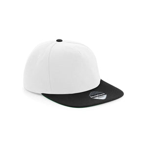 Cappellino Original Flat Peak Snapback bianco - personalizzabile con logo