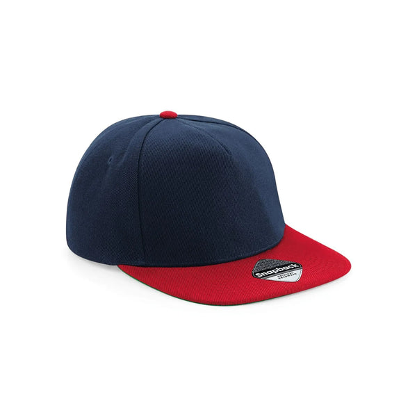Cappellino Original Flat Peak Snapback blu - personalizzabile con logo