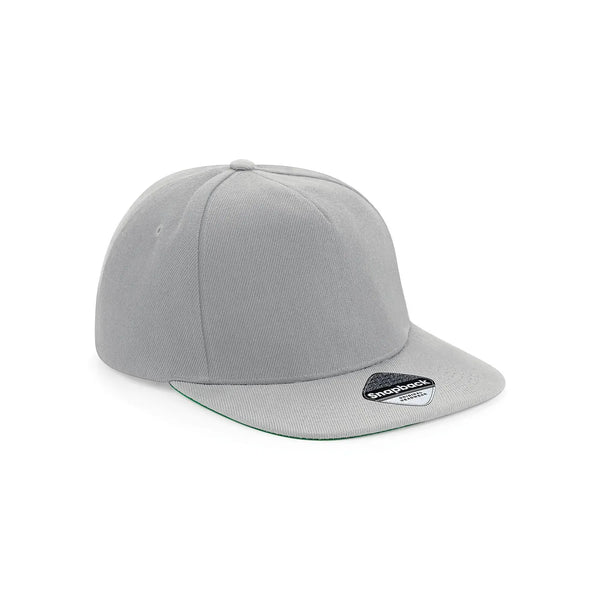 Cappellino Original Flat Peak Snapback grey/grey - personalizzabile con logo