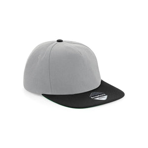 Cappellino Original Flat Peak Snapback grigio - personalizzabile con logo