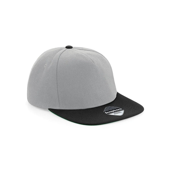 Cappellino Original Flat Peak Snapback grigio - personalizzabile con logo