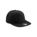 Cappellino Original Flat Peak Snapback nero - personalizzabile con logo