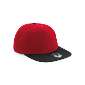 Cappellino Original Flat Peak Snapback rosso - personalizzabile con logo