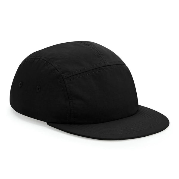Cappellino Outdoor 5 Panel Camper nero - personalizzabile con logo