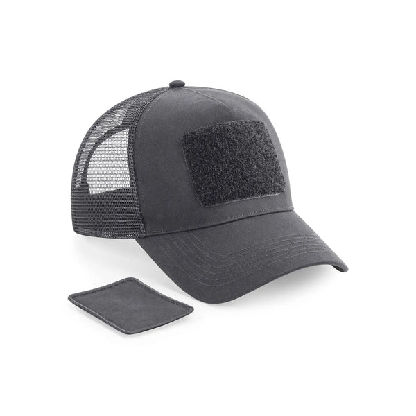 Cappellino Patch Snapback Trucker grigio - personalizzabile con logo
