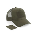 Cappellino Patch Snapback Trucker military green - personalizzabile con logo
