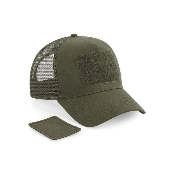 Cappellino Patch Snapback Trucker military green - personalizzabile con logo