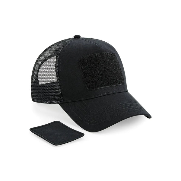 Cappellino Patch Snapback Trucker nero - personalizzabile con logo