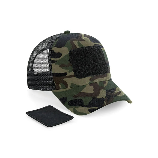Cappellino Patch Snapback Trucker verde - personalizzabile con logo