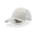 Cappellino Rapper Cotton bianco - personalizzabile con logo