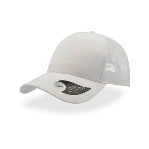 Cappellino Rapper Cotton bianco - personalizzabile con logo