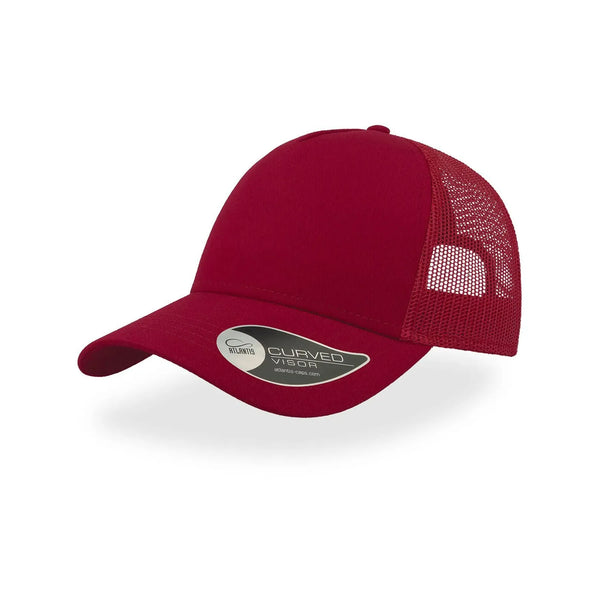 Cappellino Rapper Cotton bordeaux - personalizzabile con logo