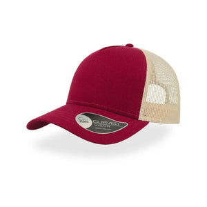 Cappellino Rapper Cotton burgundy-stone - personalizzabile con logo