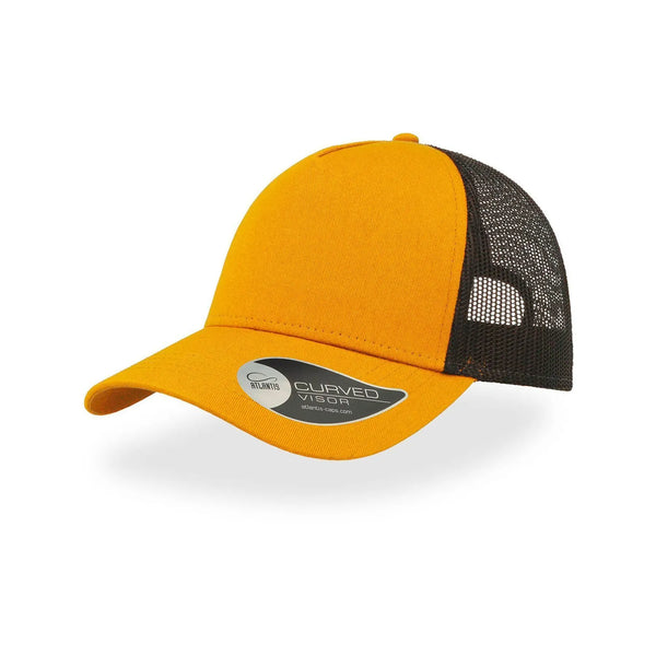 Cappellino Rapper Cotton giallo - personalizzabile con logo