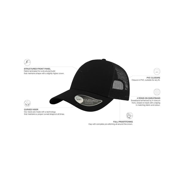 Cappellino Rapper Cotton - personalizzabile con logo