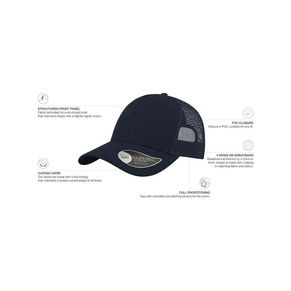 Cappellino Rapper Cotton - personalizzabile con logo