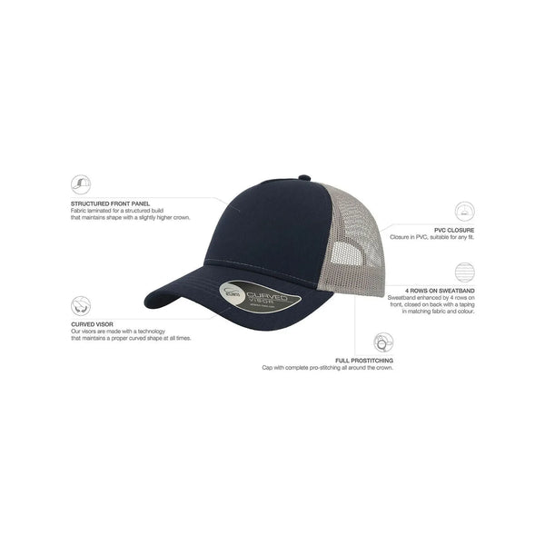 Cappellino Rapper Cotton - personalizzabile con logo