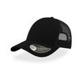 Cappellino Rapper Cotton nero - personalizzabile con logo