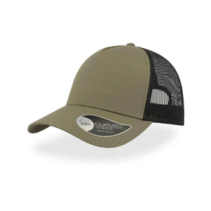 Cappellino Rapper Cotton olive-black - personalizzabile con logo