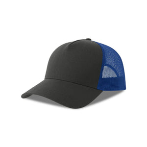 Cappellino Rapper Cotton-S dark grey-royal - personalizzabile con logo