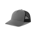 Cappellino Rapper Cotton-S grey-black - personalizzabile con logo