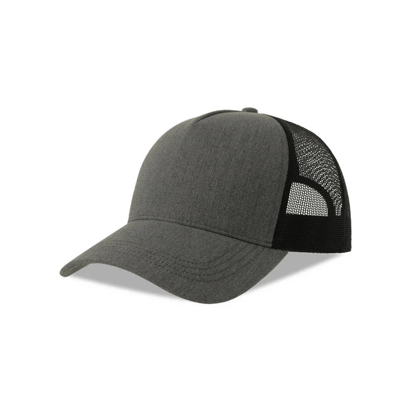Cappellino Rapper Cotton-S grey melange-black - personalizzabile con logo
