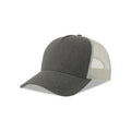 Cappellino Rapper Cotton-S grey melange/white - personalizzabile con logo