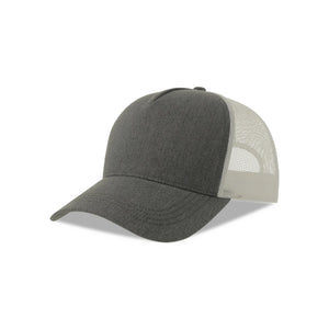 Cappellino Rapper Cotton-S grey melange/white - personalizzabile con logo