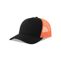 Cappellino Rapper Cotton-S nero - personalizzabile con logo