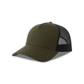 Cappellino Rapper Cotton-S olive-black - personalizzabile con logo