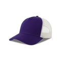 Cappellino Rapper Cotton-S violet-white - personalizzabile con logo