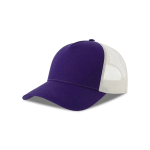 Cappellino Rapper Cotton-S violet-white - personalizzabile con logo