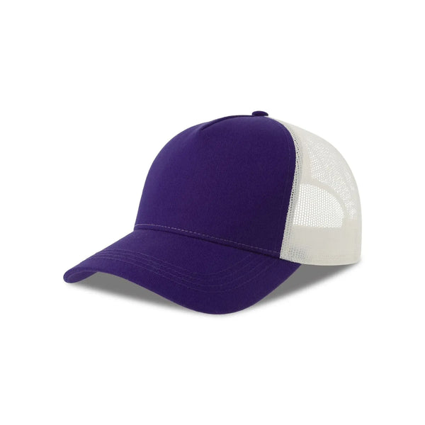 Cappellino Rapper Cotton-S violet-white - personalizzabile con logo