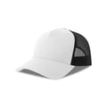 Cappellino Rapper Cotton-S white-black - personalizzabile con logo