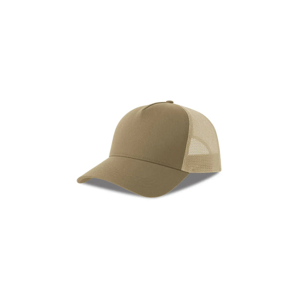 Cappellino Rapper Cotton verde - personalizzabile con logo