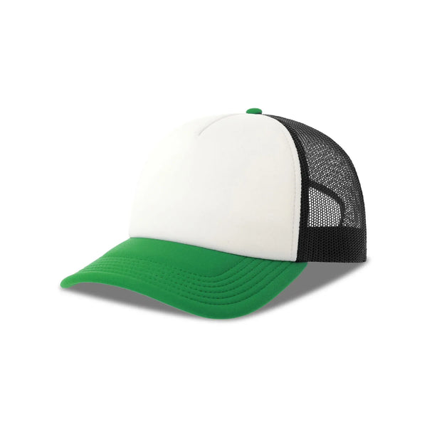 Cappellino Rapper-S white-black-green - personalizzabile con logo