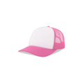 Cappellino Rapper-S white-fucsia fluo - personalizzabile con logo