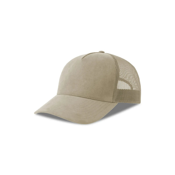 Cappellino Rapper Suede-S beige - personalizzabile con logo