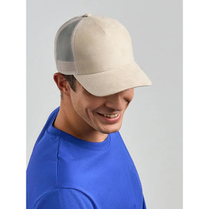 Cappellino Rapper Suede-S - personalizzabile con logo