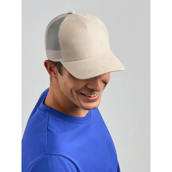 Cappellino Rapper Suede-S - personalizzabile con logo