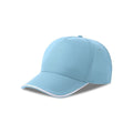 Cappellino Recy Five Piping azzurro - personalizzabile con logo