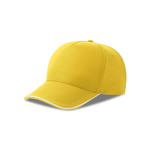 Cappellino Recy Five Piping giallo - personalizzabile con logo