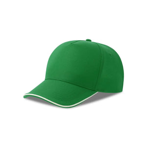 Cappellino Recy Five Piping green-white - personalizzabile con logo
