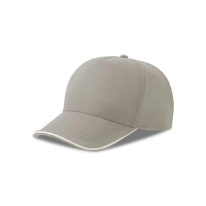 Cappellino Recy Five Piping grigio - personalizzabile con logo