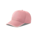 Cappellino Recy Five Piping rosa - personalizzabile con logo