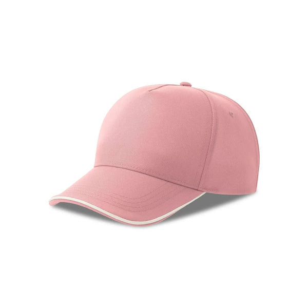 Cappellino Recy Five Piping rosa - personalizzabile con logo