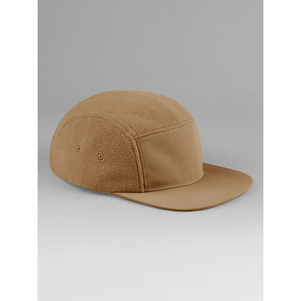 Cappellino Recycled Fleece Outdoor Camper Cap beige - personalizzabile con logo